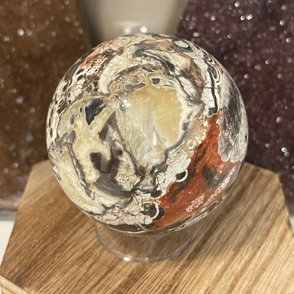 Money Agate Sphere 52mm - Picture 1 of 8